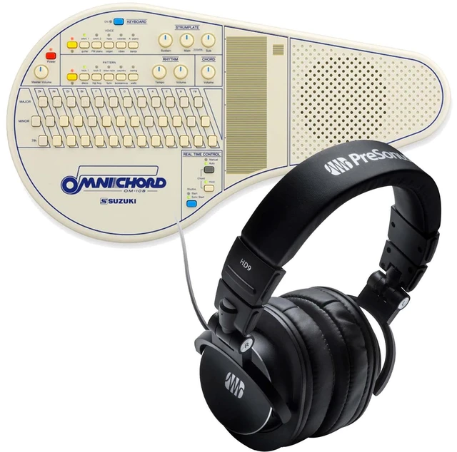 Main image of Suzuki Omnichord OM-108 Electronic Instrument, Presonus HD9 Bundle