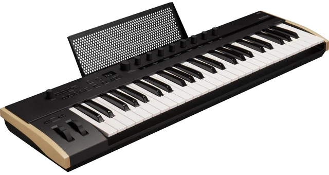 Alt view image 5 of 7 - Korg Keystage 49-key MIDI Keyboard Controller, Tascam TH02, (2) 1/4 Cables Bundle