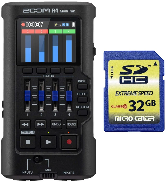 Main image of Zoom R4 MultiTrak SD Recorder, 32GB SD Card Bundle