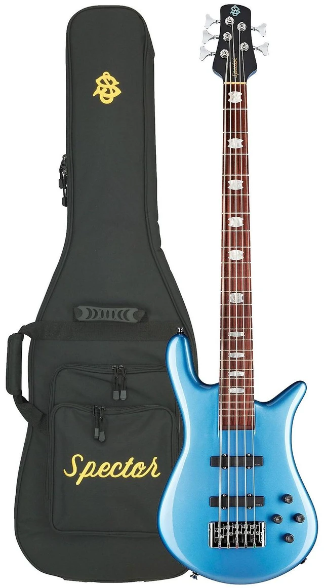 Main image of Spector Euro 5 Classic Bass Guitar - Metallic Blue Gloss