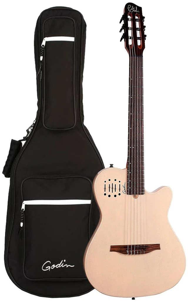 Main image of Godin Multiac Mundial Nylon Acoustic-Electric Guitar - Ozark Cream