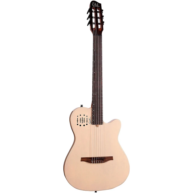 Alt view image 2 of 7 - Godin Multiac Mundial Nylon Acoustic-Electric Guitar - Ozark Cream