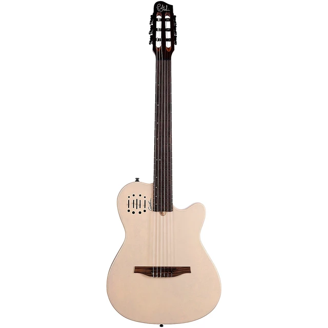 Alt view image 3 of 7 - Godin Multiac Mundial Nylon Acoustic-Electric Guitar - Ozark Cream