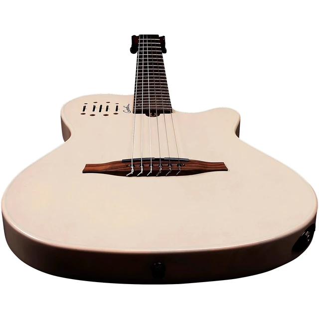 Alt view image 7 of 7 - Godin Multiac Mundial Nylon Acoustic-Electric Guitar - Ozark Cream