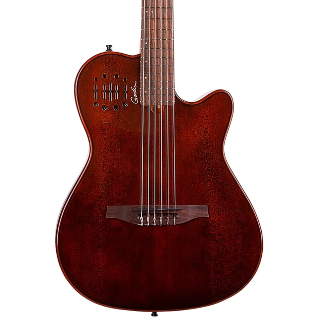 Alt view image 4 of 7 - Godin Multiac Mundial Nylon Acoustic-Electric Guitar - Kanyon Burst