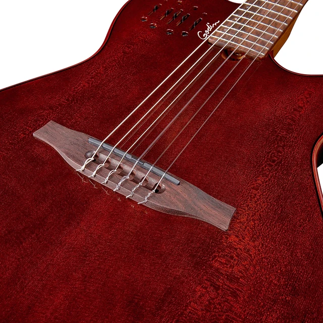 Alt view image 5 of 7 - Godin Multiac Mundial Nylon Acoustic-Electric Guitar - Kanyon Burst