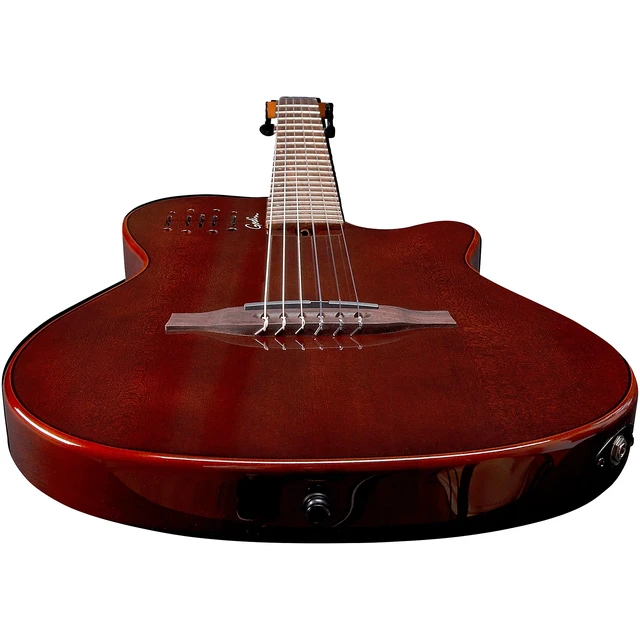 Alt view image 7 of 7 - Godin Multiac Mundial Nylon Acoustic-Electric Guitar - Kanyon Burst