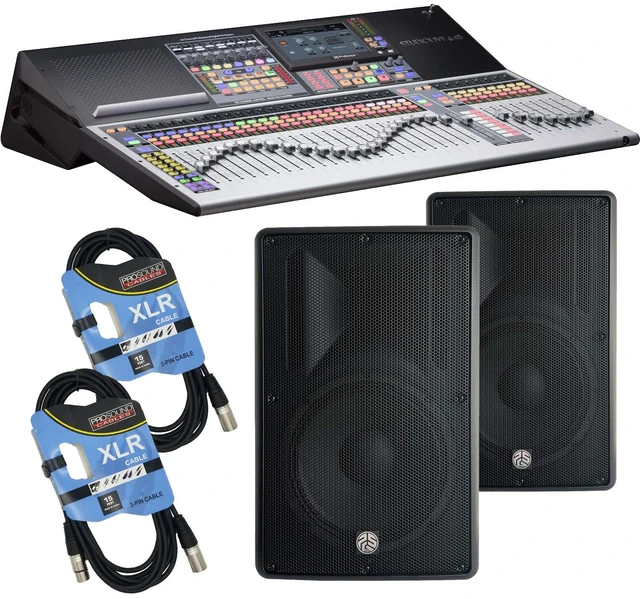 Main image of PreSonus StudioLive 64S Series III S 76-Channel Digital Mixing, (2) PSG Cobra 112, (2) XLR Cables Bundle