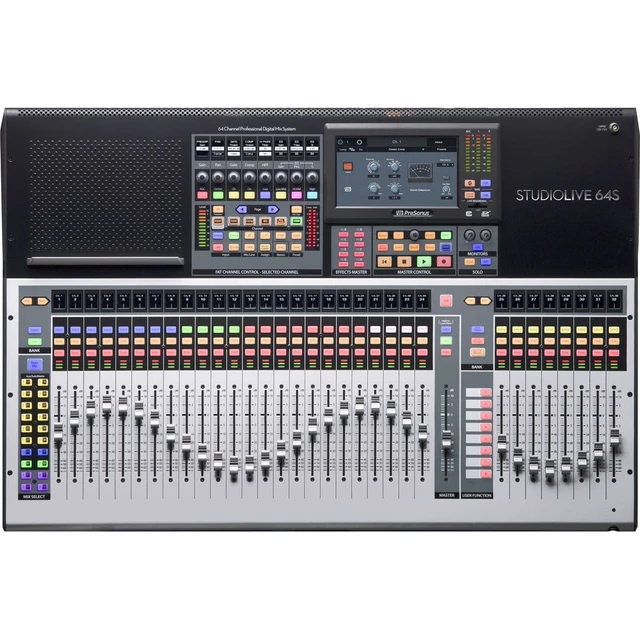 Alt view image 3 of 7 - PreSonus StudioLive 64S Series III S 76-Channel Digital Mixing, (2) PSG Cobra 112, (2) XLR Cables Bundle