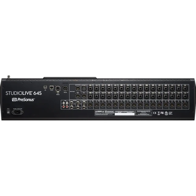 Alt view image 6 of 7 - PreSonus StudioLive 64S Series III S 76-Channel Digital Mixing, (2) PSG Cobra 112, (2) XLR Cables Bundle