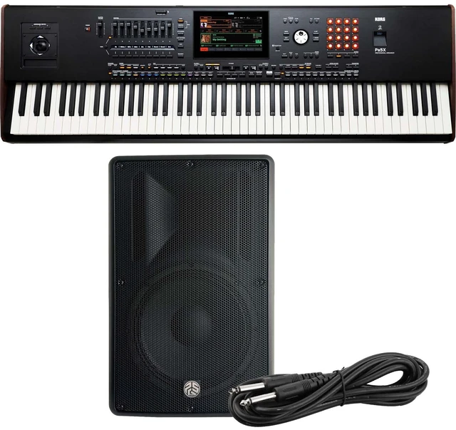 Main image of Korg Pa5X-88 88-Key Professional Workstation, PSG AUDIO Cobra 115, 1/4 Cable Bundle