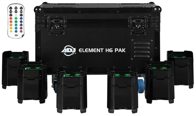 Main image of American DJ Element H6 Pak with Charging Case (6-Pack)