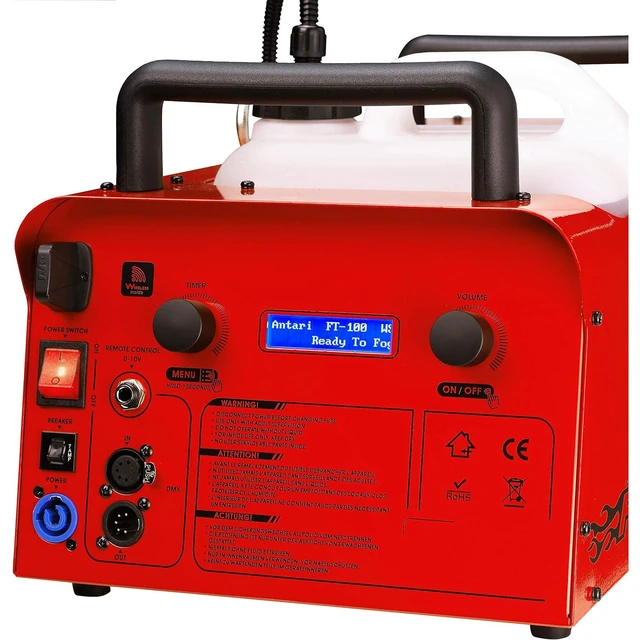 Alt view image 4 of 5 - (2) Antari FT-100 Fire Training Fog Machine with DMX Control Bundle