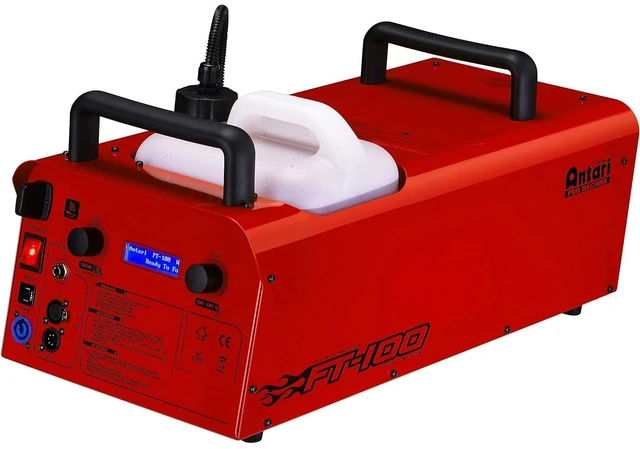 Alt view image 3 of 6 - Antari FT-100 Fire Training Fog Machine with DMX Control, Antari FLP-4 Fog Bundle