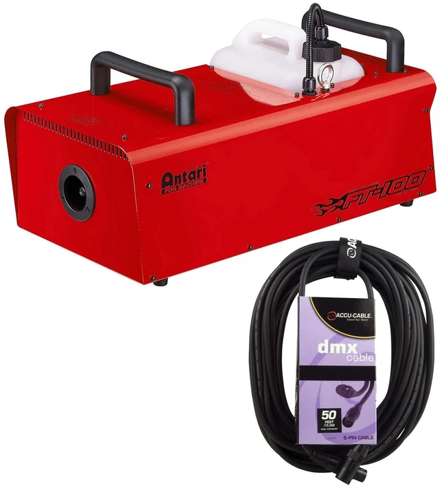 Main image of Antari FT-100 Fire Training Fog Machine with DMX Control, Accu Cable AC5PDMX50 Bundle