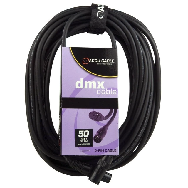 Alt view image 6 of 6 - Antari FT-100 Fire Training Fog Machine with DMX Control, Accu Cable AC5PDMX50 Bundle