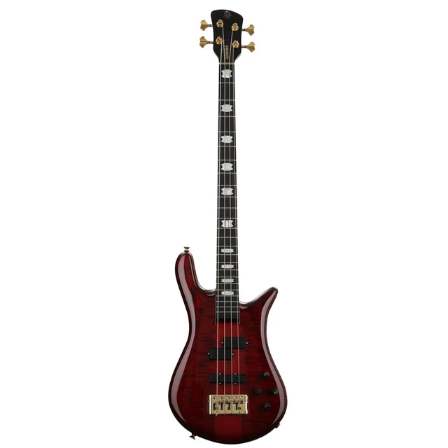 Alt view image 2 of 7 - Spector Euro 4 LT Bass Guitar - Red Fade Gloss, Spector NS Molded Flight Case ATA Bundle