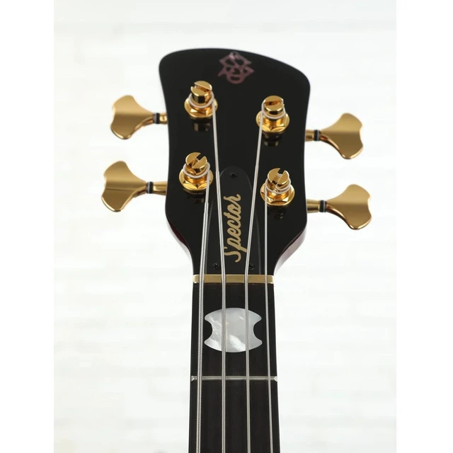 Alt view image 7 of 7 - Spector Euro 4 LT Bass Guitar - Red Fade Gloss, Spector NS Molded Flight Case ATA Bundle