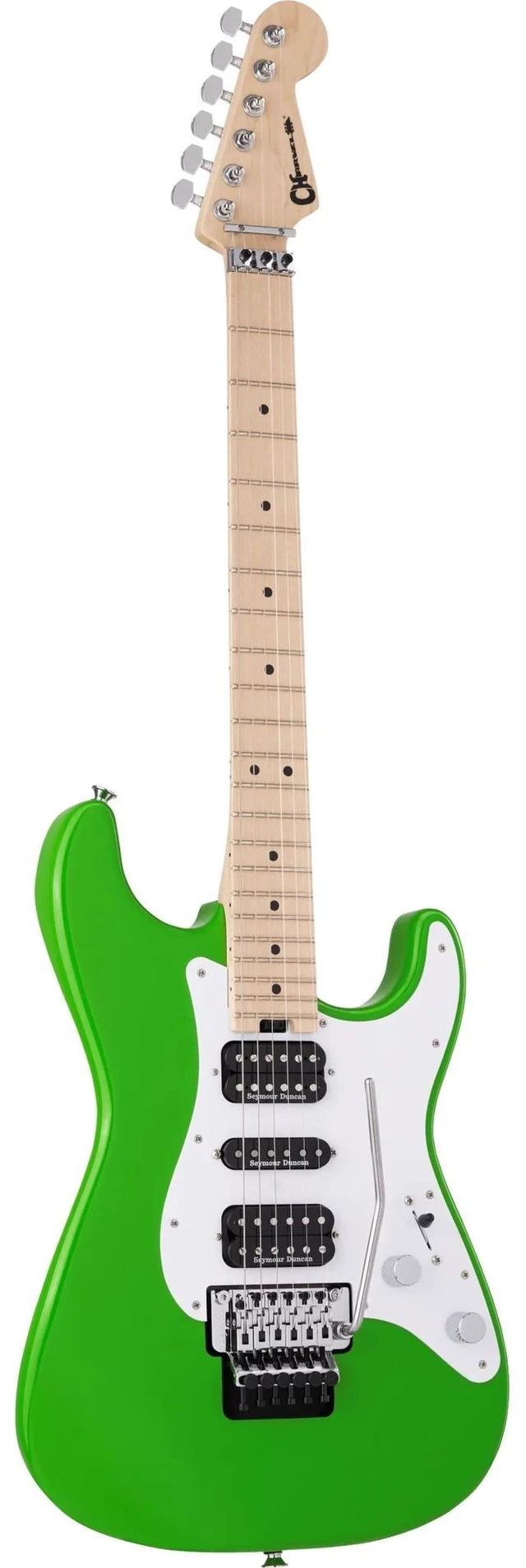 Alt view image 3 of 7 - Charvel Pro-Mod So-Cal Style 1 HSH FR Electric Guitar - Slime Green
