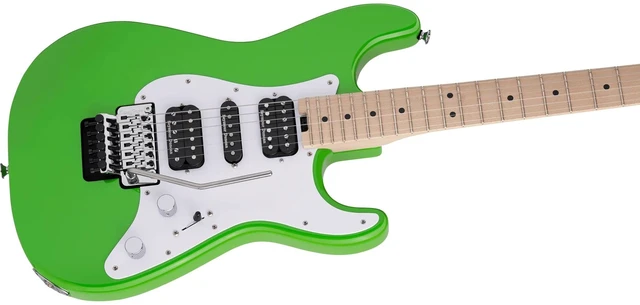 Alt view image 4 of 7 - Charvel Pro-Mod So-Cal Style 1 HSH FR Electric Guitar - Slime Green