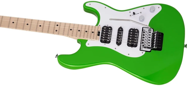 Alt view image 5 of 7 - Charvel Pro-Mod So-Cal Style 1 HSH FR Electric Guitar - Slime Green