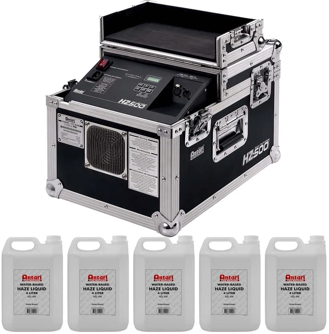 Main image of Antari HZ-500 Tour-Grade Haze Machine, (5) Antari HZL-1W Water Based Bundle
