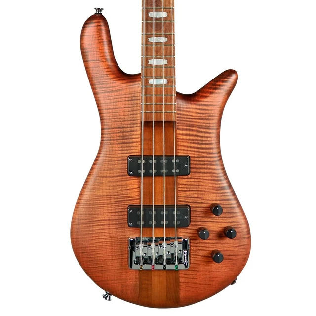 Alt view image 5 of 7 - Spector Euro 4 RST Bass Guitar Sienna Stain, Spector NS Molded Flight Case Bundle