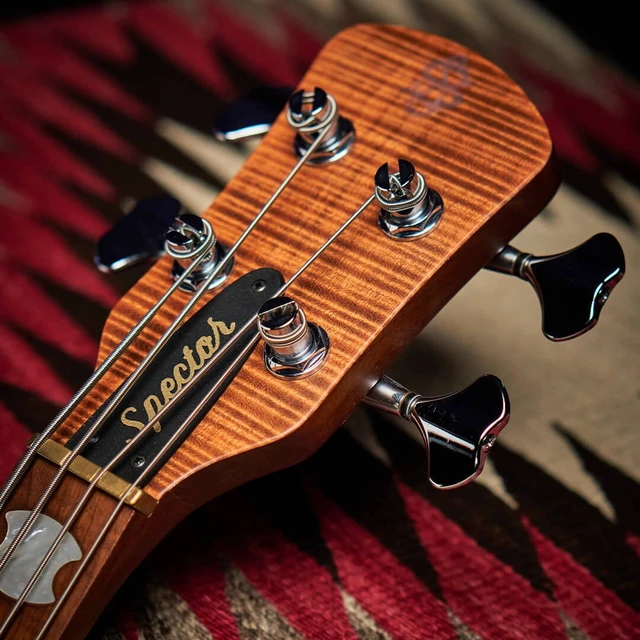 Alt view image 6 of 7 - Spector Euro 4 RST Bass Guitar Sienna Stain, Spector NS Molded Flight Case Bundle