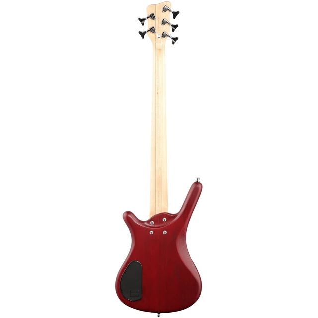Alt view image 5 of 7 - Warwick Rockbass Corvette $$ 5-String Bass, Burgundy Red Transparent Satin, Gator GTSA-GTRBASS Bundle