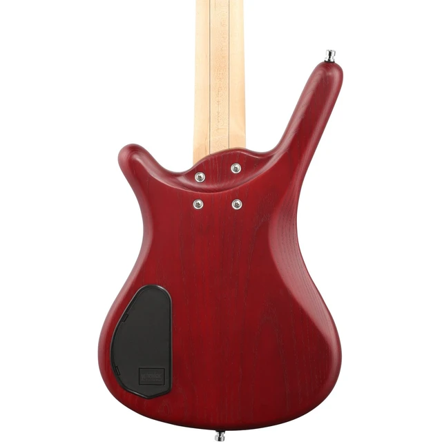 Alt view image 6 of 7 - Warwick Rockbass Corvette $$ 5-String Bass, Burgundy Red Transparent Satin, Gator GTSA-GTRBASS Bundle