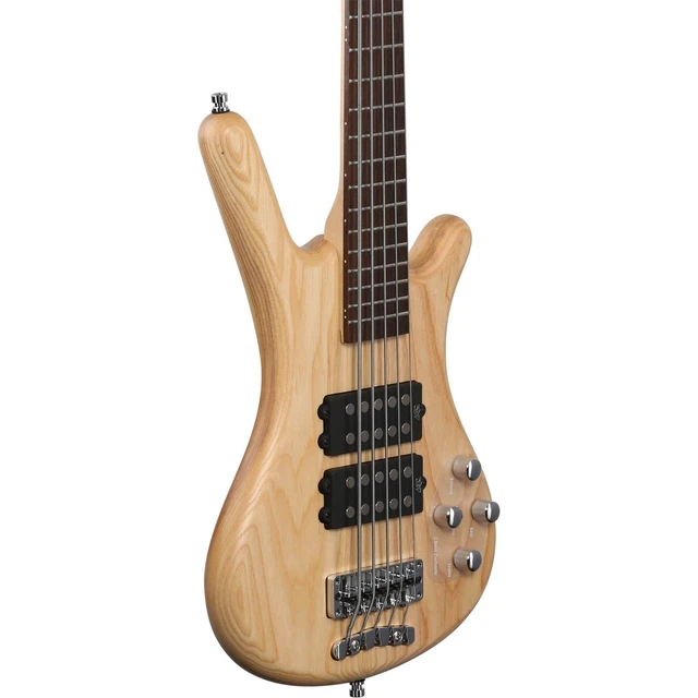 Alt view image 4 of 7 - Warwick Rockbass Corvette $$ 5-String Bass, Natural Transparent Satin, Gator GFW-GTR-SEAT, Stand, Ernie Ball P06077 Bundle