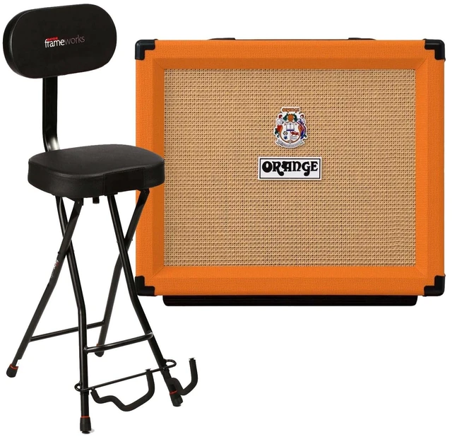 Main image of Orange Rocker 15 1×10 15W Tube Amp (Orange), Gator GFW-GTR-SEAT Bundle