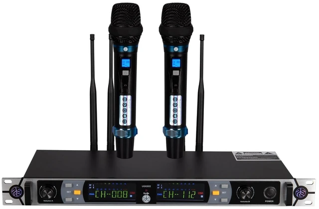 Alt view image 7 of 7 - Denon DJ SC Live 2 Standalone DJ Controller, PSG Audio UGX 20II Dual Wireless Mic, XLR Cable Bundle