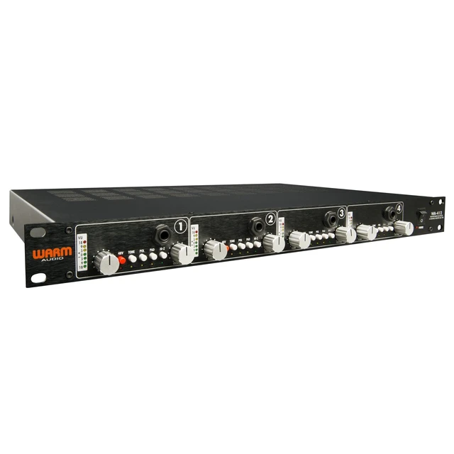 Alt view image 2 of 5 - Warm Audio WA-412 4-Channel MicPre-Amp, (4) ErnieBall XLR 25FT Bundle