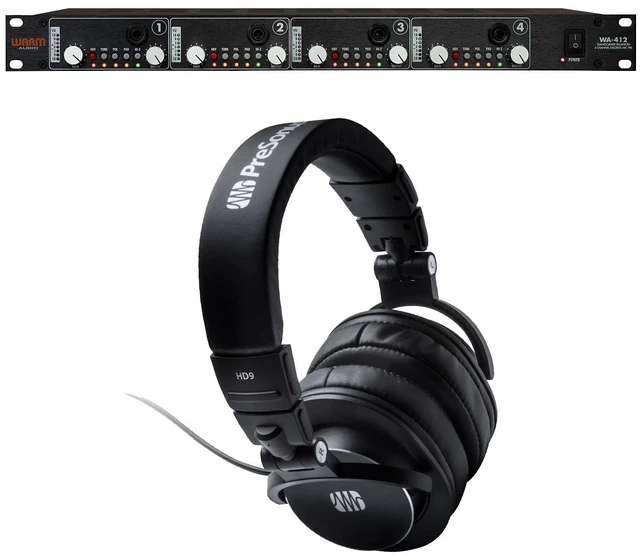 Main image of Warm Audio WA-412 4-Channel MicPre-Amp, Presonus HD9 Bundle