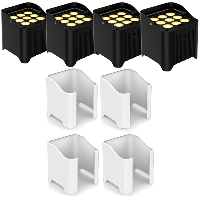 Main image of (4) Chauvet DJ Freedom Par Q9, PAR9 White Sleeve Set of 4 Bundle