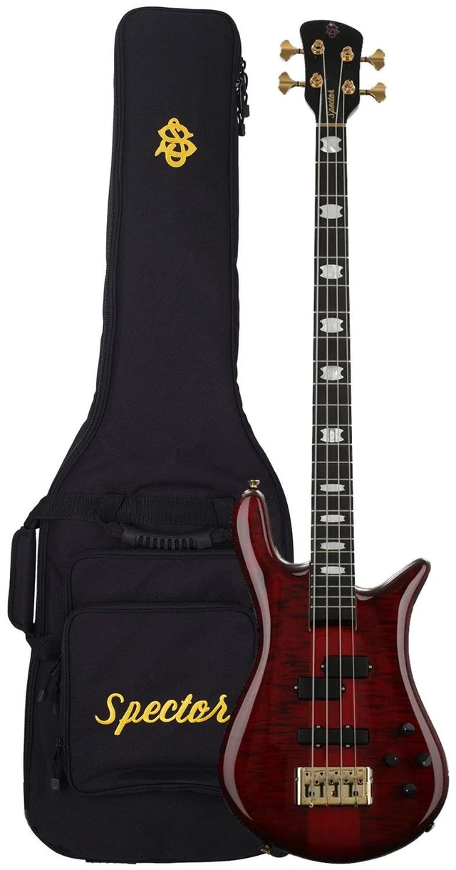 Main image of Spector Euro 4 LT Bass Guitar - Red Fade Gloss