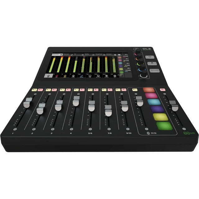 Alt view image 4 of 7 - Mackie DLZ Creator 12-channel Digital Mixer, Presonus HD9, (4) XLR Cables, (4) 1/4 Cables Bundle