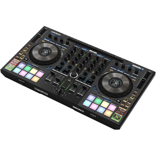 Alt view image 2 of 7 - Reloop Mixon 8 Pro 4-channel DJ Controller, Gator GU-EVA-2816, (2) XLR Cables Bundle