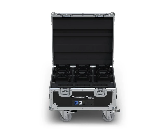 Alt view image 2 of 7 - Chauvet DJ Freedom Flex H9 IP X6 Wash Lights with Rolling Case, AxcessAbles Portable DJ Facade Booth Bundle