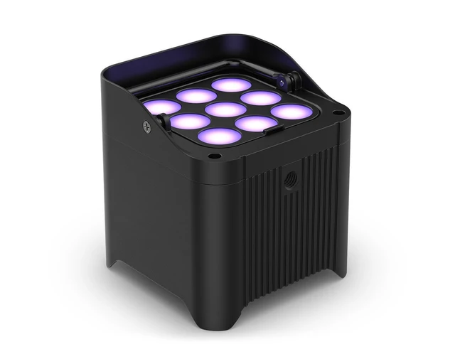 Alt view image 5 of 7 - Chauvet DJ Freedom Flex H9 IP X6 Wash Lights with Rolling Case, AxcessAbles Portable DJ Facade Booth Bundle