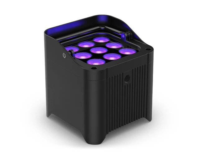 Alt view image 4 of 7 - Chauvet DJ Freedom Flex H9 IP X6 Wash Lights with Rolling Case, AxcessAbles Portable DJ Facade Booth Bundle