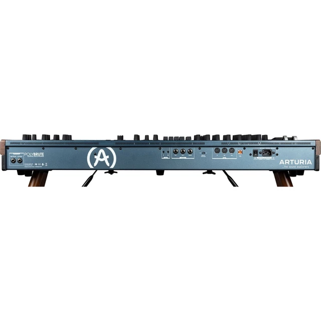 Alt view image 4 of 7 - Arturia PolyBrute 6-Voice Analog Synthesizer, Heavy Duty Stand and Bench, Moog EP-3, (2)1/4 Cables, (2)Midi Cables, Tascam TH02 Bundle