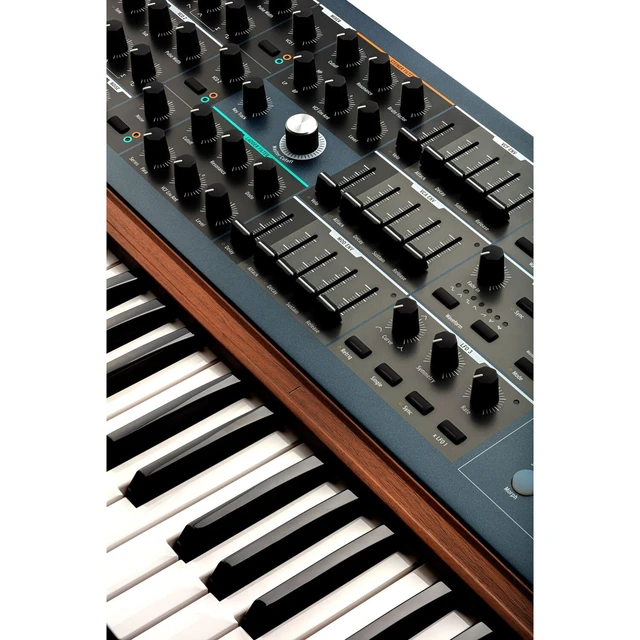 Alt view image 7 of 7 - Arturia PolyBrute 6-Voice Analog Synthesizer, Heavy Duty Stand and Bench, Moog EP-3, (2)1/4 Cables, (2)Midi Cables, Tascam TH02 Bundle