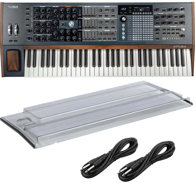 Main image of Arturia PolyBrute 6-Voice Analog Synthesizer, Decksaver, (2) 1/4 Cables Bundle