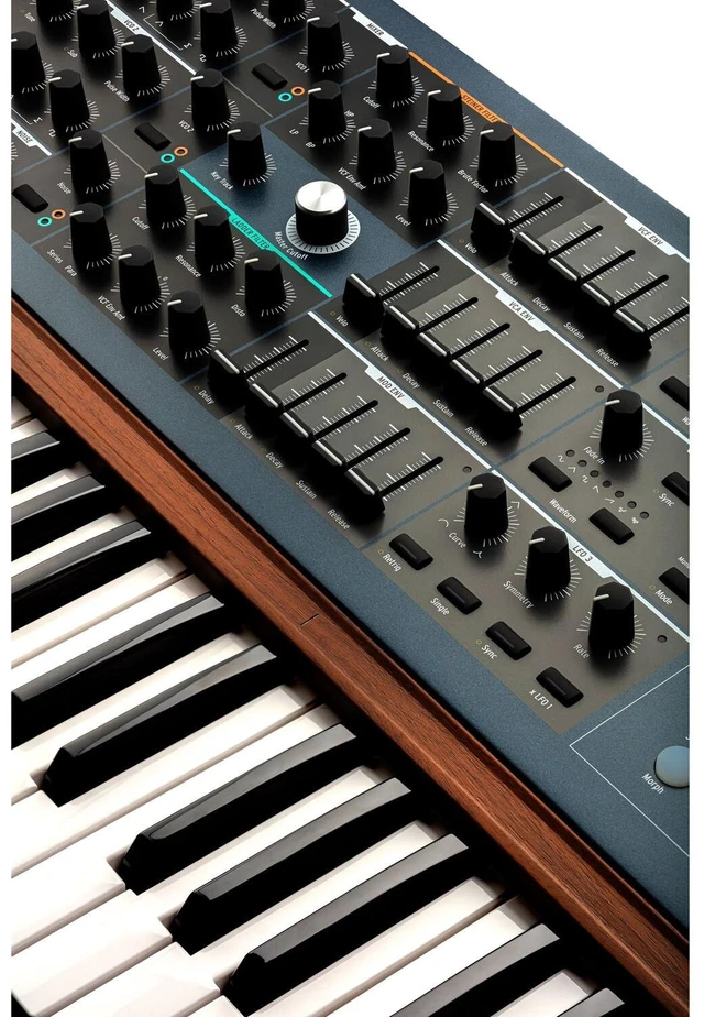 Alt view image 7 of 7 - Arturia PolyBrute 6-Voice Analog Synthesizer, Gator GKB-61, Keyboard Stand and Bench Bundle