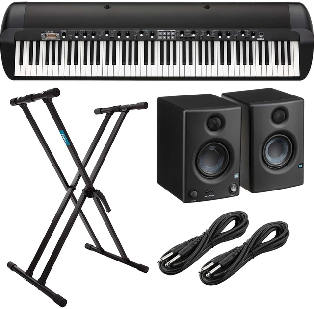 Main image of Korg SV-2 88-Key Vintage Piano, Presonus Eris3.5, Keyboard Stand, (2) 1/4 Cables Bundle