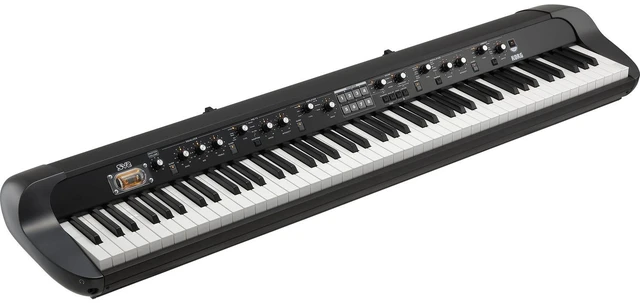 Alt view image 2 of 7 - Korg SV-2 88-Key Vintage Piano, Presonus Eris3.5, Keyboard Stand, (2) 1/4 Cables Bundle