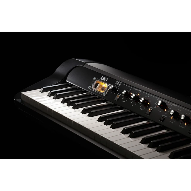 Alt view image 5 of 7 - Korg SV-2 88-Key Vintage Piano, Moog EP-3, Sustain Pedal, Keyboard Stand and Bench, (2) 1/4 Cables Bundle