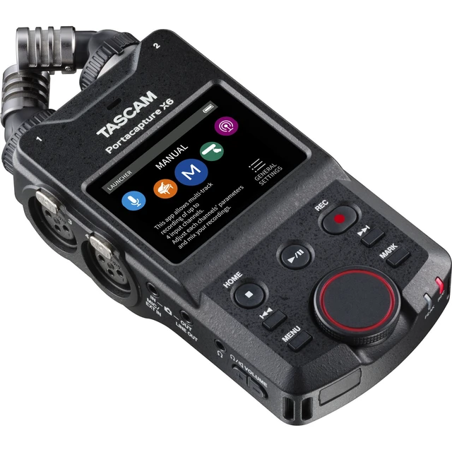 Alt view image 3 of 7 - TASCAM Portacapture X6 32-bit 6-Channel Recorder, Presonus HD9 Bundle